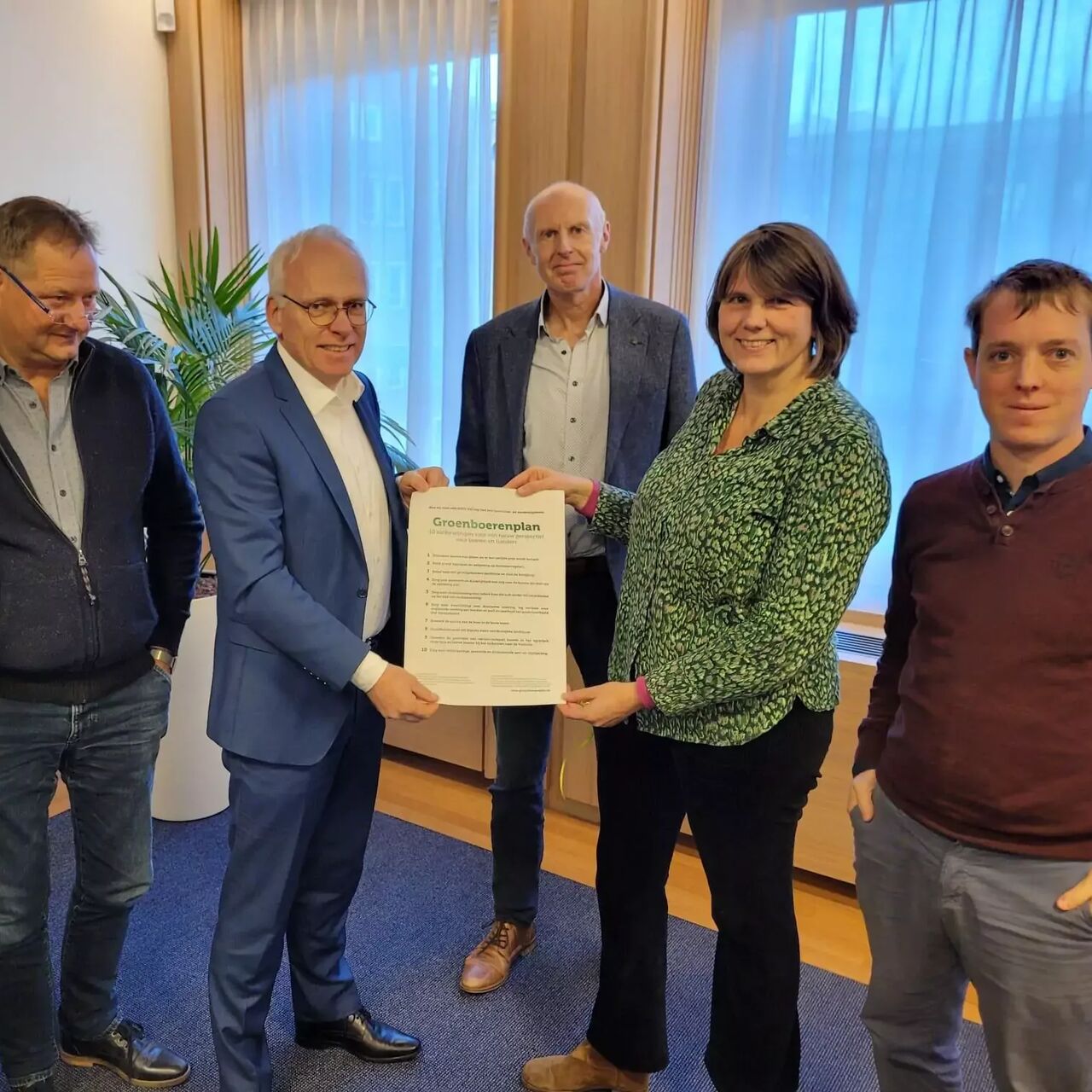 Groenboerenplan aan de nieuwe minister Adema Foto van Herenboeren Nederland